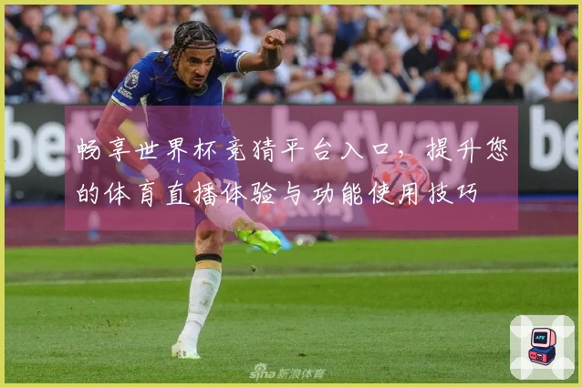 畅享世界杯竞猜平台入口，提升您的体育直播体验与功能使用技巧